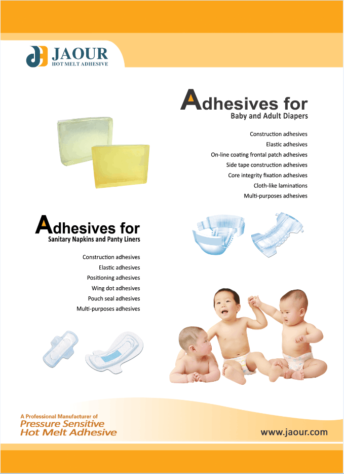 Băng dính nóng chảy Psa trong suốt màu vàng hoặc trắng Sử dụng tã giấy trẻ em và khăn ăn vệ sinh 0