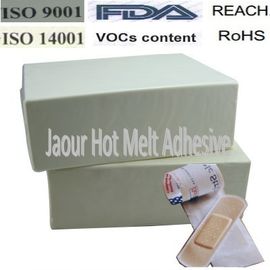 Chăm sóc da Chất kết dính nóng chảy cho băng công nghiệp 100% khối rắn Màu trắng sữa